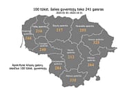 10 mėnesių statistika: gaisruose išgelbėtos 79 gyventojų gyvybės, gelbėjimo darbų metu – 255 žmonės