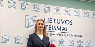 Teisėja Virginija Melienė pradeda darbą Marijampolės apylinkės teismo Marijampolės rūmuose