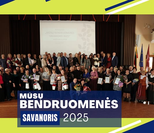 Paskelbti konkurso „Mūsų bendruomenės savanoris 2025” nugalėtojai